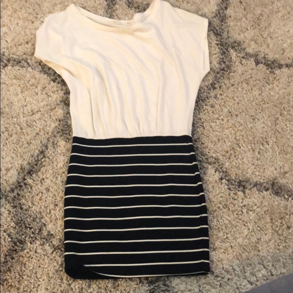 Black and white dress